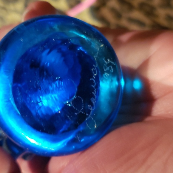 Signed Leo Ward 1987 glass blue bird - Picture 3 of 3